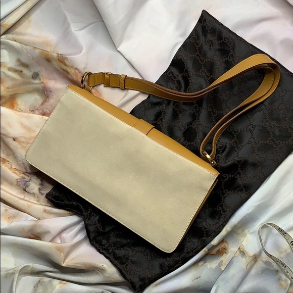 Authentic Gucci leather/suede shoulder bag - Picture 15 of 16